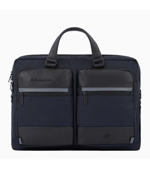 Piquadro Keith Aktentasche - Laptopfach 44 cm - Schwarz